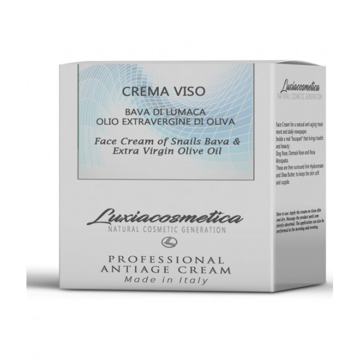 Luxiacosmetica Crema Facial Baba de Caracol Aceite de Oliva Virgen Extra 50ml