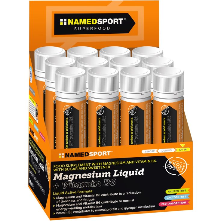 Named Sport Magnesio Líquido + Vitamina B6 25ml