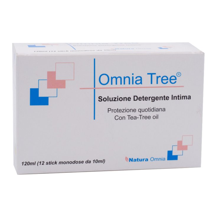 Omnia Tree Solución Limpiadora Íntima Pack 12 Stick Monodosis