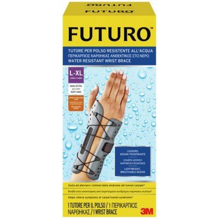 Muñequera Derecha 3M Futuro Resistente al Agua Talla L / XL