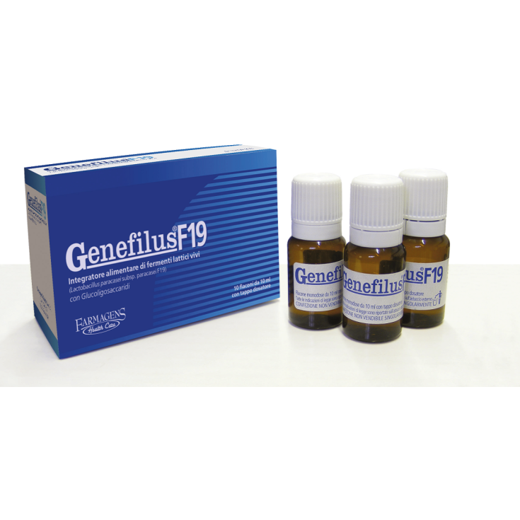 Farmagens Health Care Genefilus F19 Complemento Alimenticio 10 Viales x 10ml
