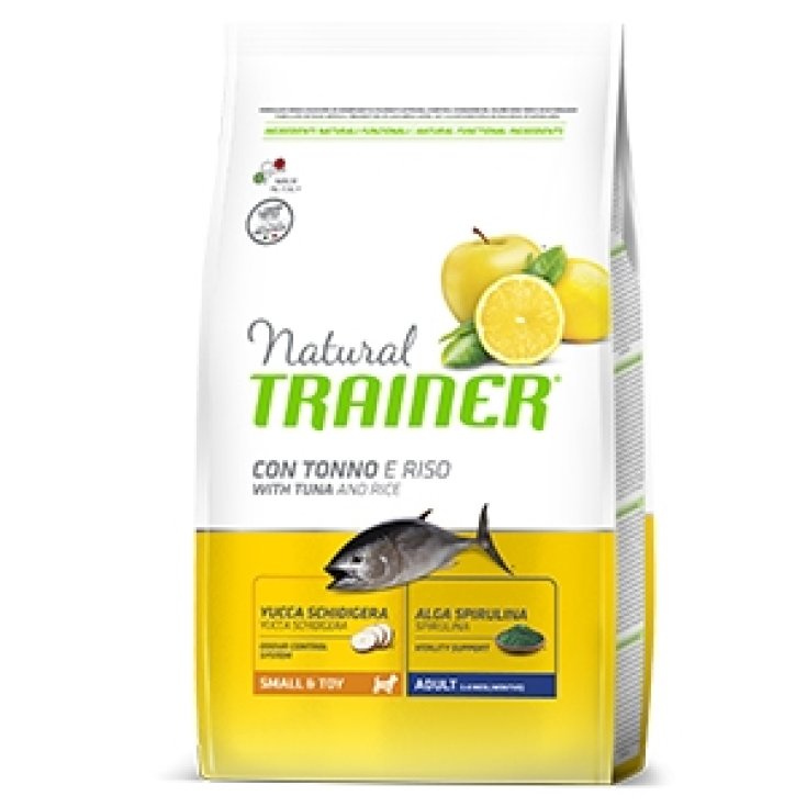 Natural Trainer Small & Toy Adult Alimento Para Perros Adultos Con Atún Y Arroz 2kg