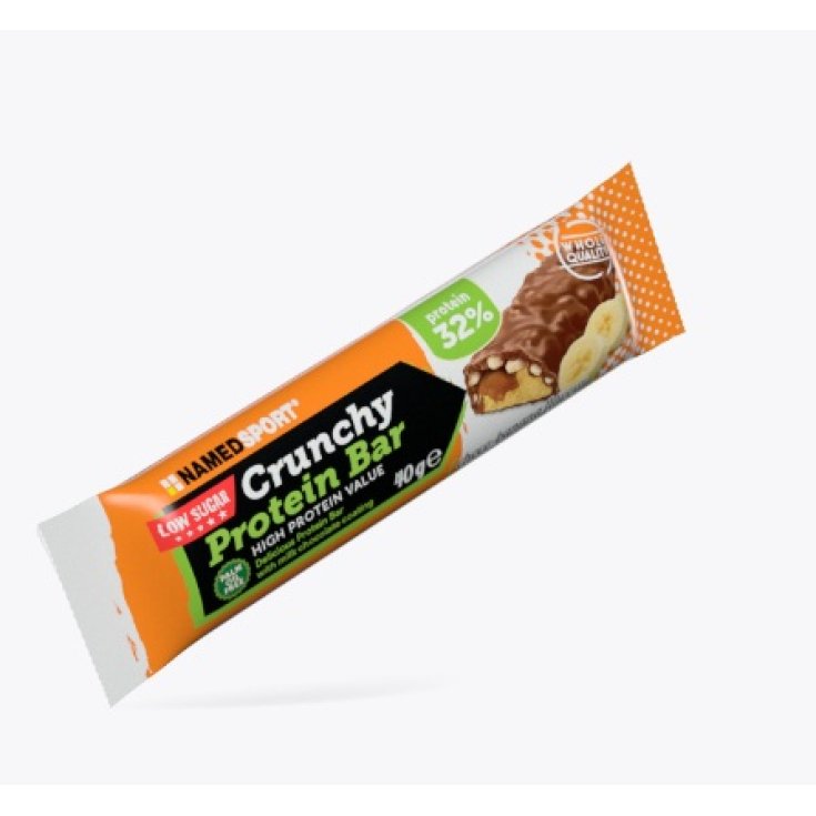 Namedsport Crunchy Protein Barrita Choco-Plátano Ecológico 40g