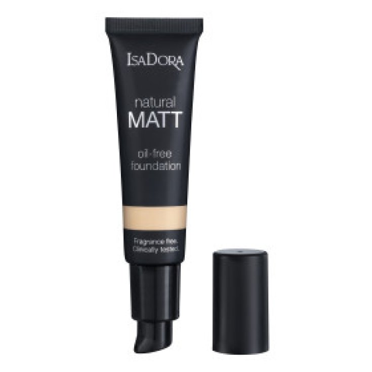 Isadora Natural Matt Oil Free Base de Maquillaje 10 Porcelana Mate