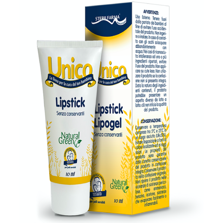 Sterilfarma® Unico Lipstick Lipogel Bálsamo Labial Sin Conservantes 10ml