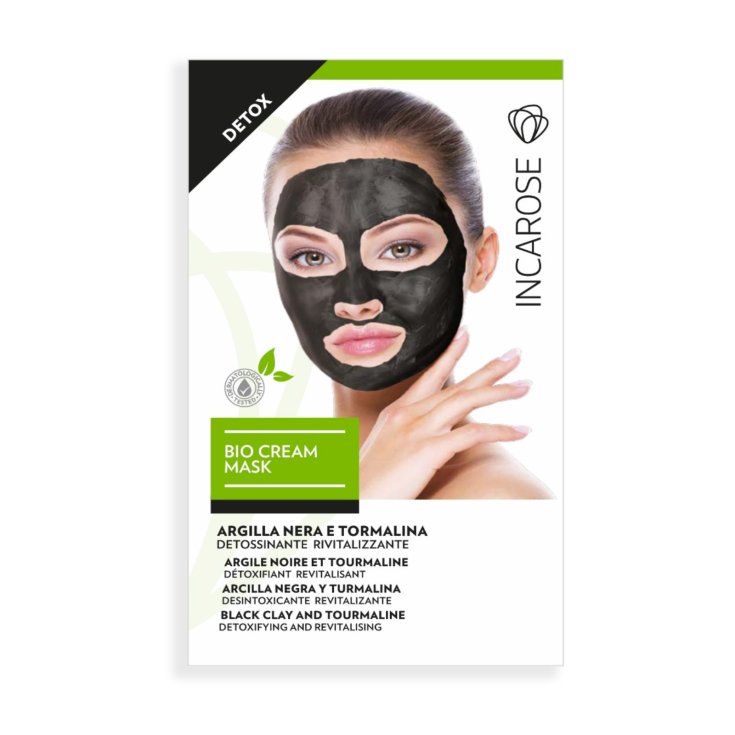 IncaRose Bio Cream Mask Detox Mascarilla Detox Revitalizante Arcilla Negra Y Turmalina 15ml