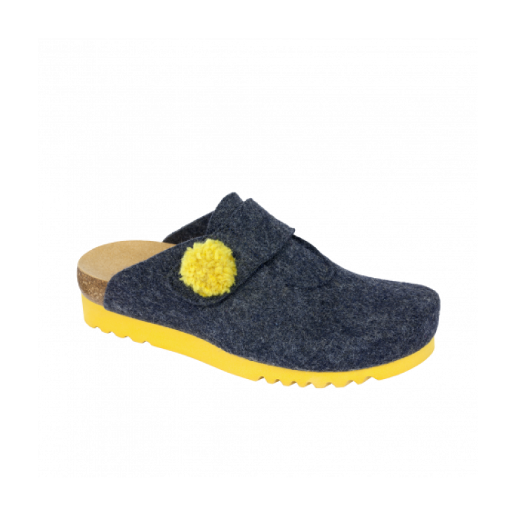 Scholl Elvy Zapatilla Mujer Color Azul Marino / Amarillo Talla 39