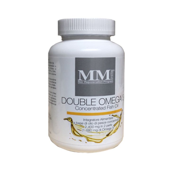 MM System Complemento Alimenticio Doble Omega 3 180 Perlas