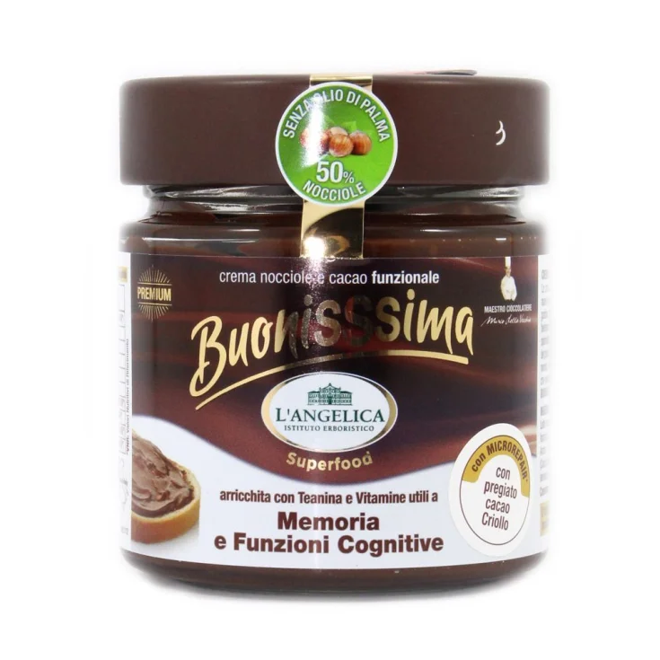 L'Angelica Buonissima Chocolate Crema Untable Para La Memoria Y Funciones Cognitivas 250g