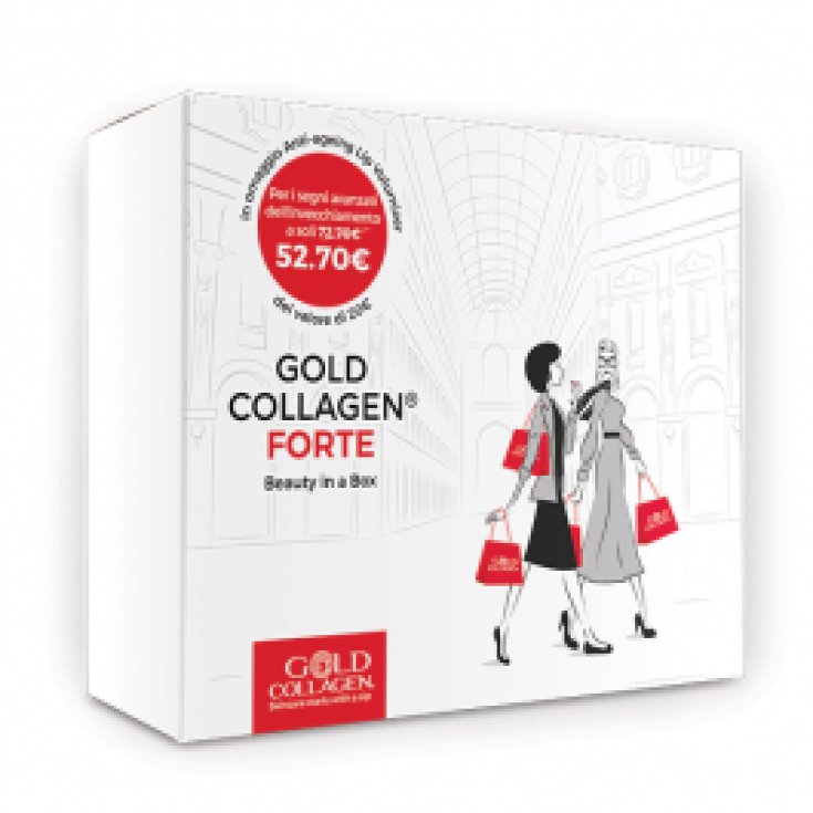 Gold Collagen Forte Kit de belleza en una caja