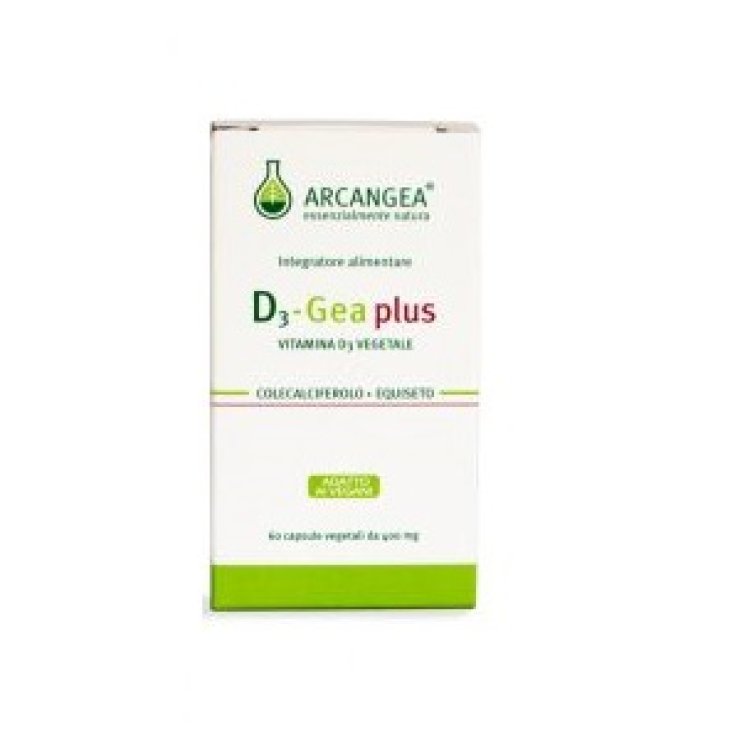 Arcangea D3 Gea Plus Complemento Alimenticio 60 Cápsulas