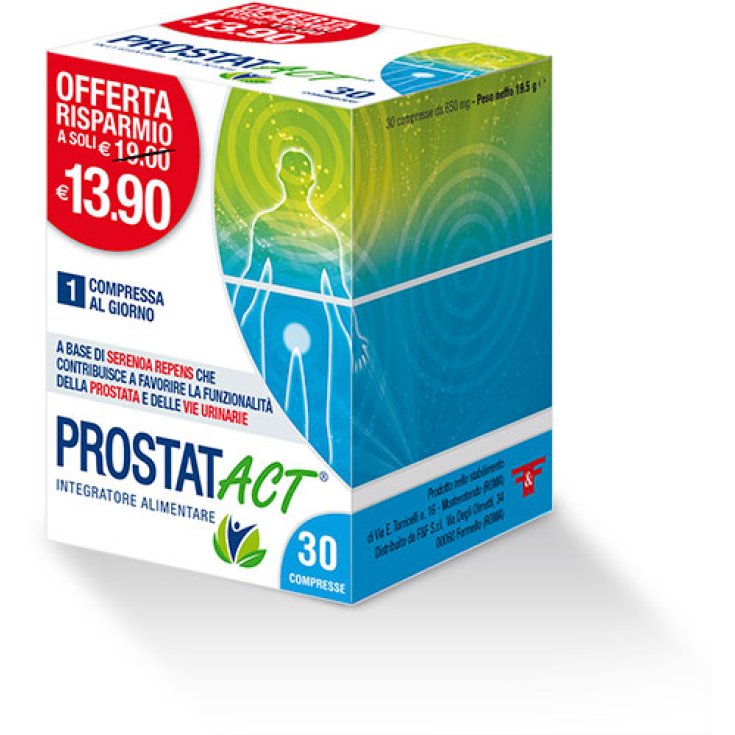 F&F ProstatACT Food Interactor 30 Comprimidos