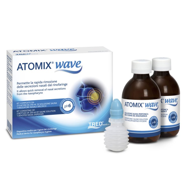 Kit de higiene de las vías respiratorias superiores Tred Atomix Wave