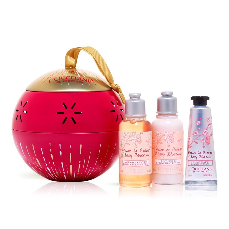 L'Occitane Christmas Lantern Cherry Blossom Set 3 Piezas 2018