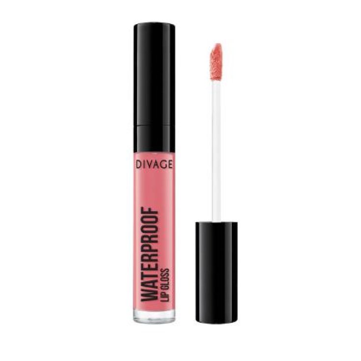 Brillo de labios resistente al agua de larga duración Divage 02 Peach Rose