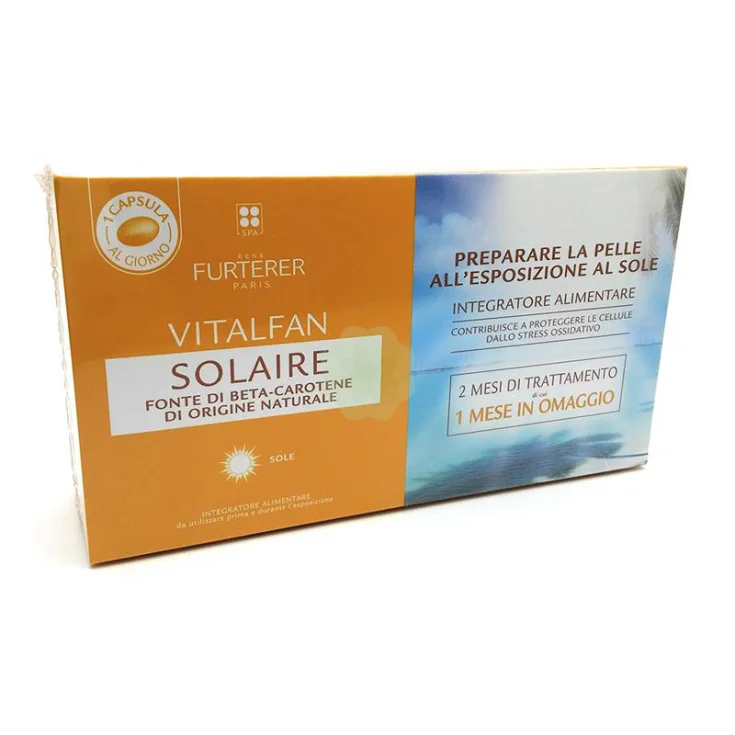 Rene Furterer Dúo Vitalfan Solaire Complemento Alimenticio 2x30 Cápsulas