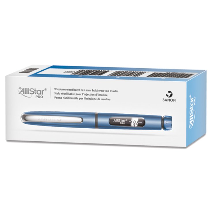 Bolígrafo de insulina azul Allstar Pro