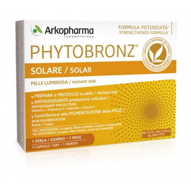 Arkofarm Phytobronz Solare Complemento Alimenticio 30 Perlas