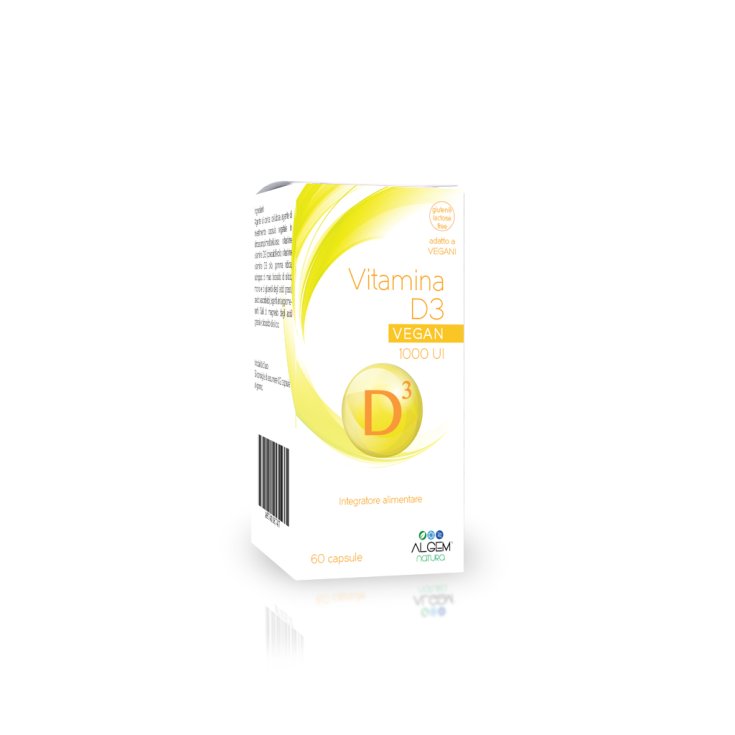 Algem Natura Vitamina D3 1000 Ui Complemento Alimenticio 60 Comprimidos