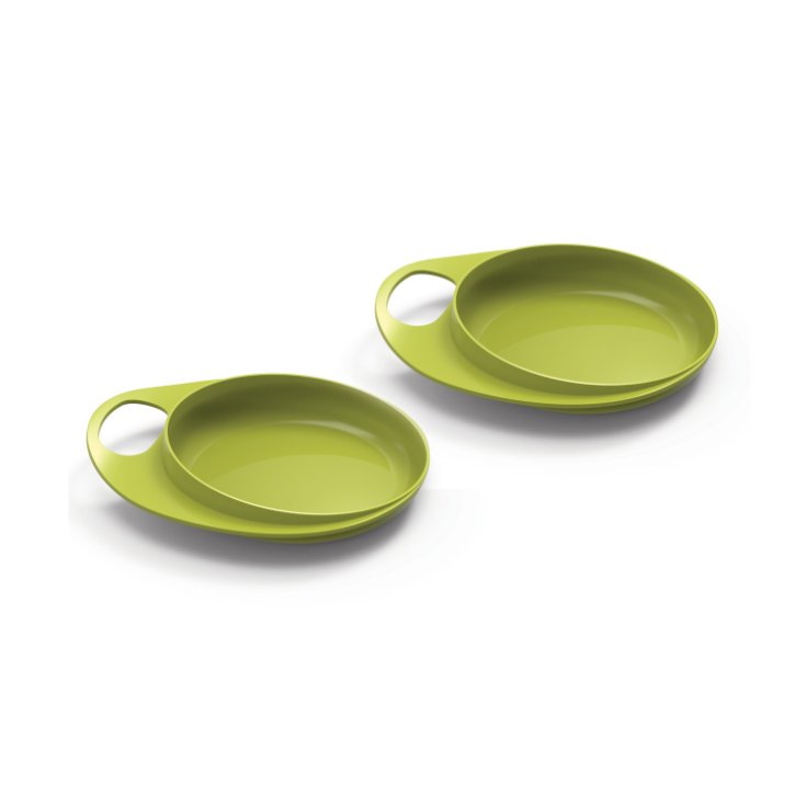 Plato Infantil Nuvita Easy Eating Color Verde