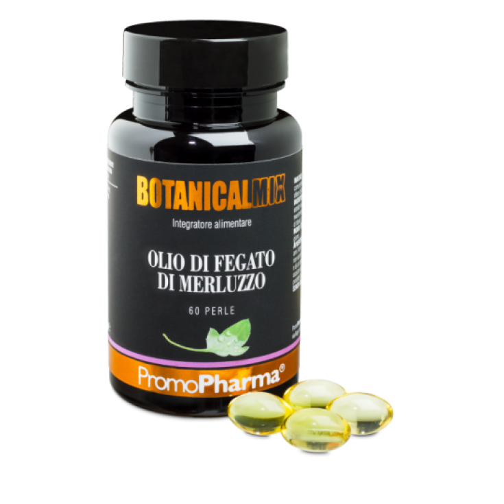 PromoPharma BotanicalMix Aceite de Hígado de Bacalao Complemento Alimenticio 60 Perlas