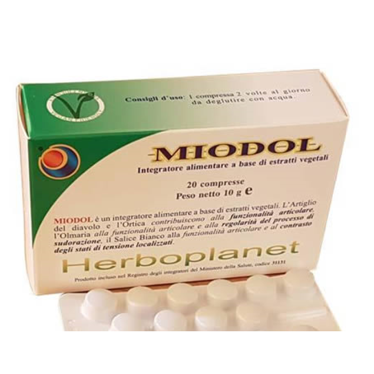 Herboplanet Miodol Complemento Alimenticio 20 Comprimidos