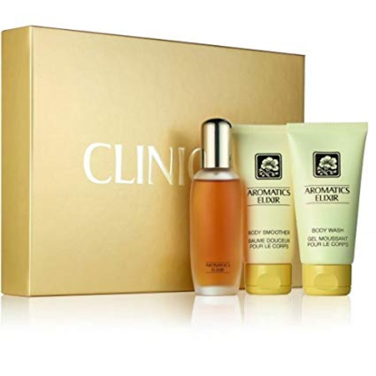 Clinique Package Aromatics Elixir Eau De Parfum Spray 45ml Set 3 Partes 2017