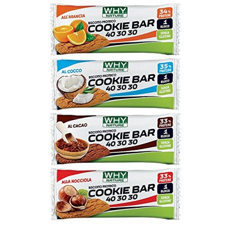 Whynature Cookie 40 30 30 Barrita Energética Coco 21g