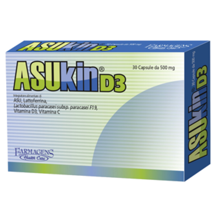 Farmagens Asukin D3 Complemento Alimenticio 30 Capsulas 450mg
