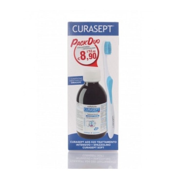 Curasept Pack Dúo Ads Colutorio Clorhexidina 0,20% + Cepillo Dental Soft Clean