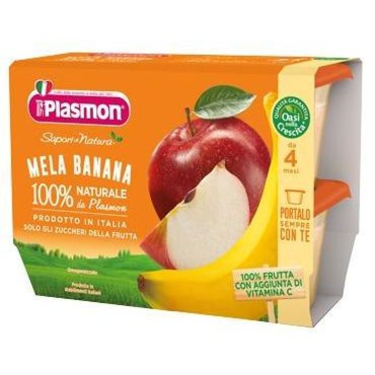 Plasmon Homogeneizado Manzana Plátano 6x104g