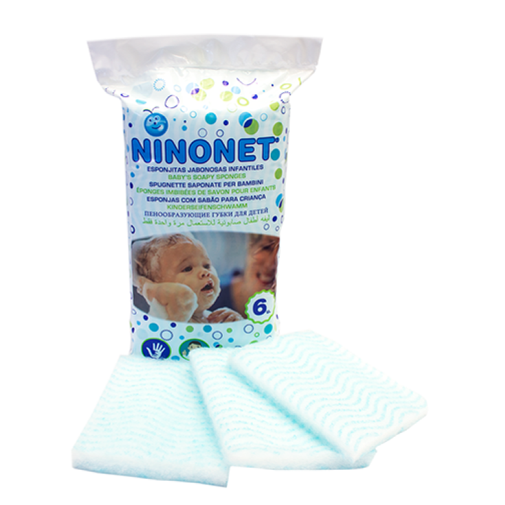 Farmacare Ninonet Esponja Jabonosa Infantil 6 Piezas