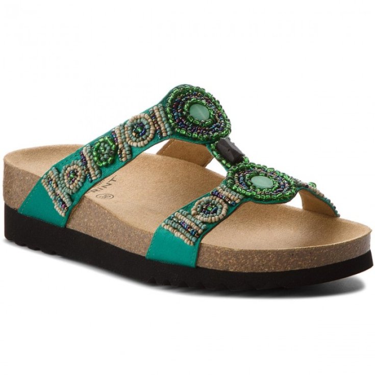 Dr. Scholl's New Bogotà Wedge Sandalia Mujer Color Esmeralda Número 35