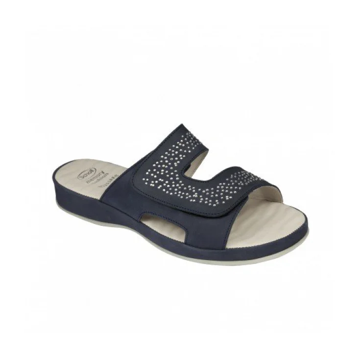 Zapatilla Dr. Scholl Clotilde Nubw Marino Color Azul Talla 36