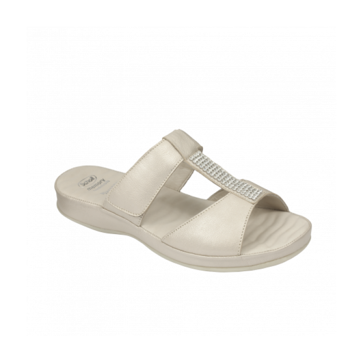 Scholl Zelma Sandalia Mujer Memory Cojín Plantilla Color Marfil Talla 36