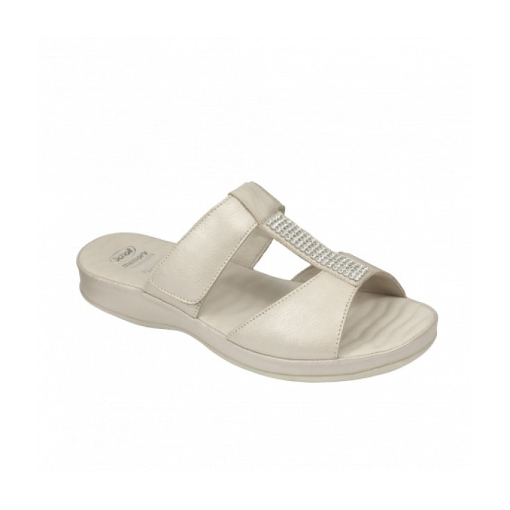 Dr Scholl Zelma Pea Leath Zapatilla Mujer Piel Color Marfil Talla 39
