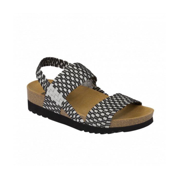 Sandalia Mujer Scholl Kaory Negro / Plata Talla 40