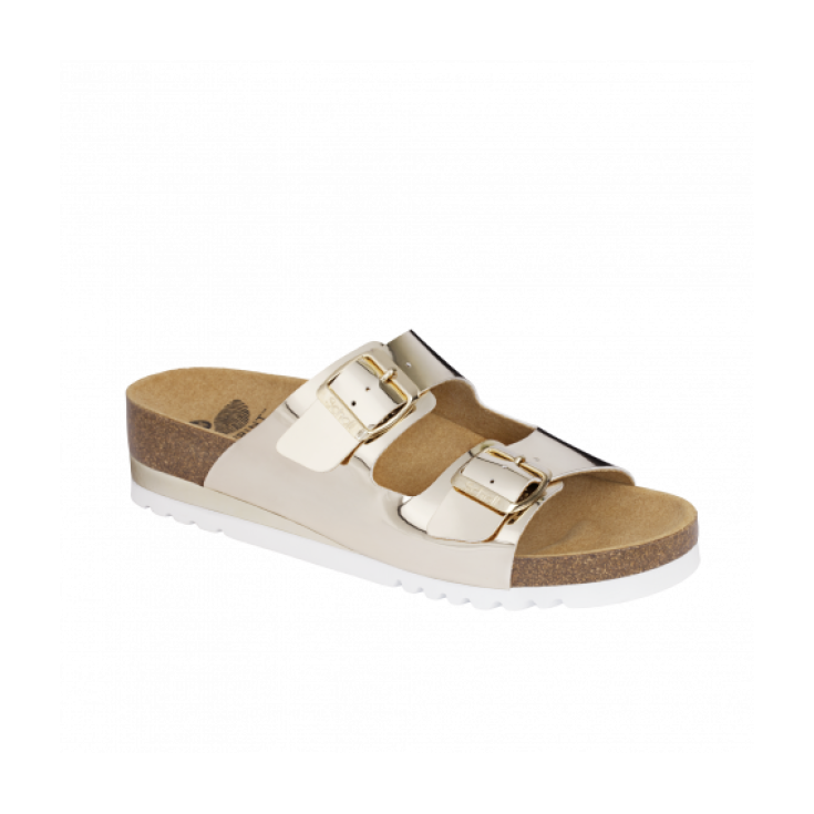 Scholl Glam SS 2 Sandalia Mujer Plantilla Bioprint Color Oro Talla 40