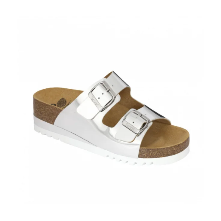 Dr. Scholl Glam SS 2 Sandalia Mujer Color Plata Talla 35