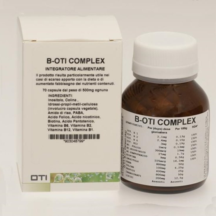 OTI B-Oti Complex Nueva Formulación Complemento Alimenticio 60 Comprimidos