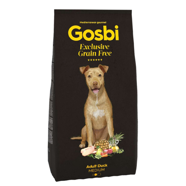 Gosbi Exclusive Grain Free Adult Pato Mediano 3kg
