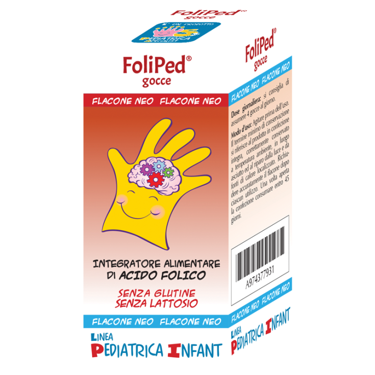 Pediatric Specialist Foliped Drops Suplemento Alimenticio Sin Gluten 5ml