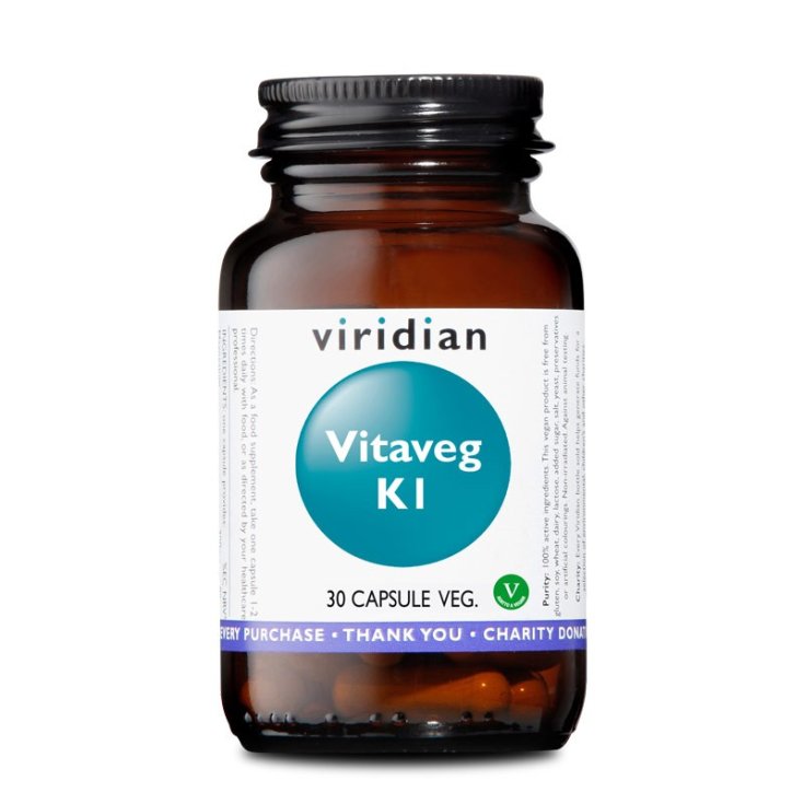 Viridian Vitaveg K1 30 Cápsulas