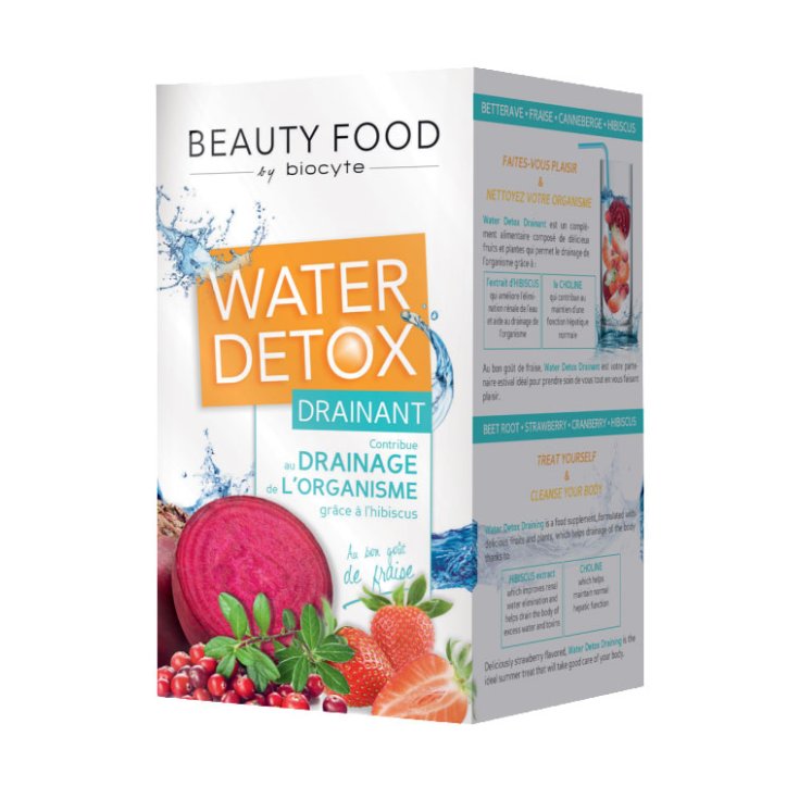 Biocyte Water Detox Complemento Alimenticio Drenante 7 Dosis x 16g