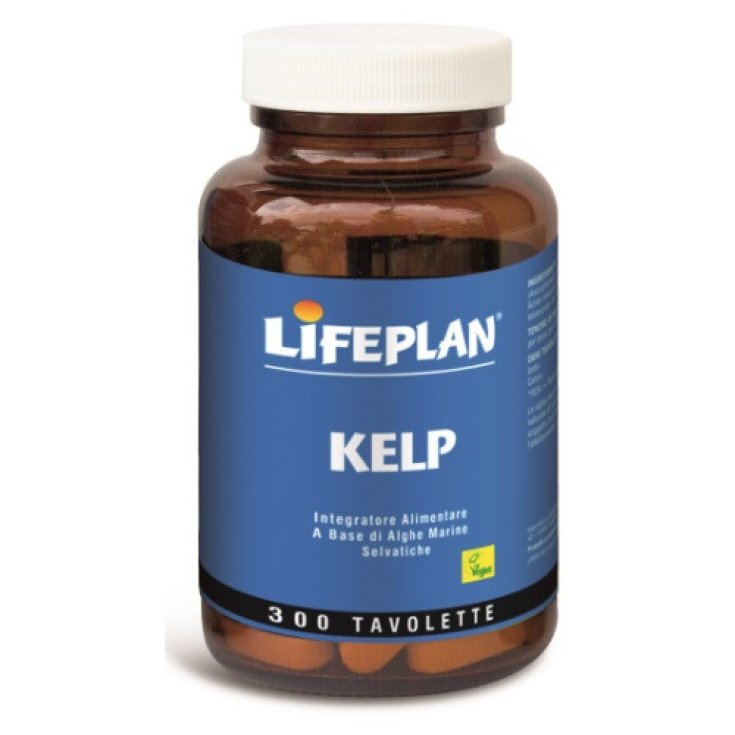 Suplemento alimenticio LifePlan Seaweed Kelp 300 comprimidos