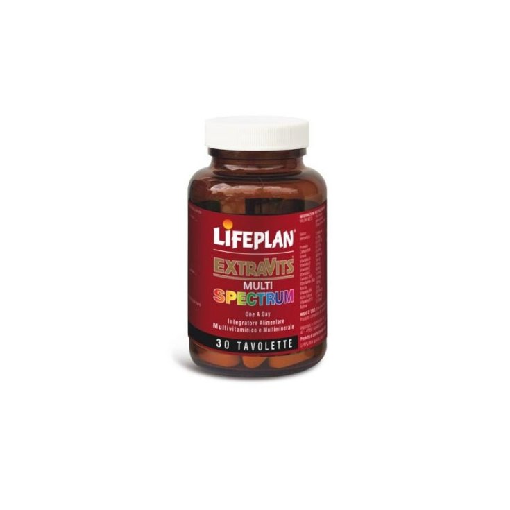 Lifeplan Extravits MultiSpectrum Suplemento Multivitamínico Multimineral - 30 Tabletas