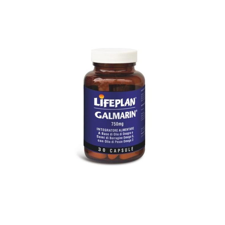 Lifeplan Galmarin 750mg Omega-3 Complemento alimenticio Omega-6 30 Cápsulas