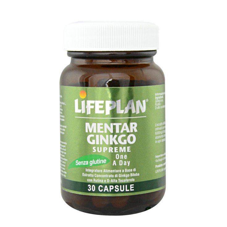Lifeplan Mentar Ginkgo Supreme One a Day Complemento Alimenticio 30 Cápsulas