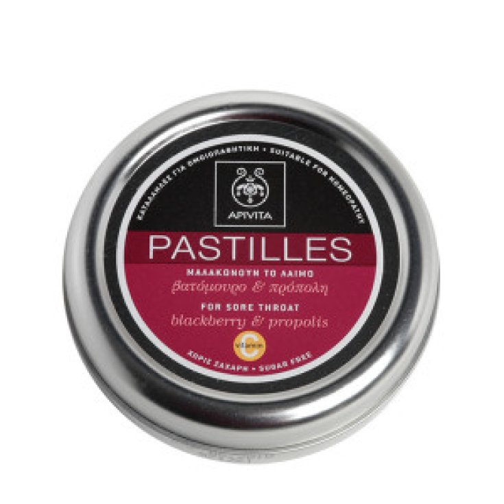 Apivita Pastillas Con Mora Y Propóleo 45g