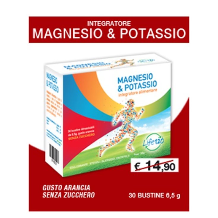 Life Complemento Alimenticio De Magnesio Y Potasio 30 Sobres